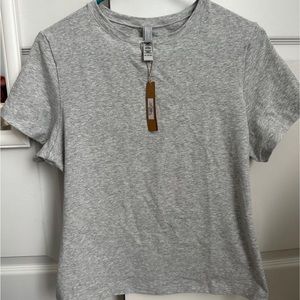 Skims Cotton Jersey Shirt Grey